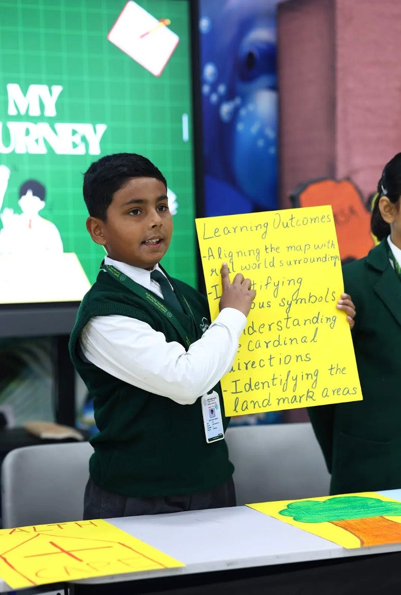 Students participating in collaborative learning