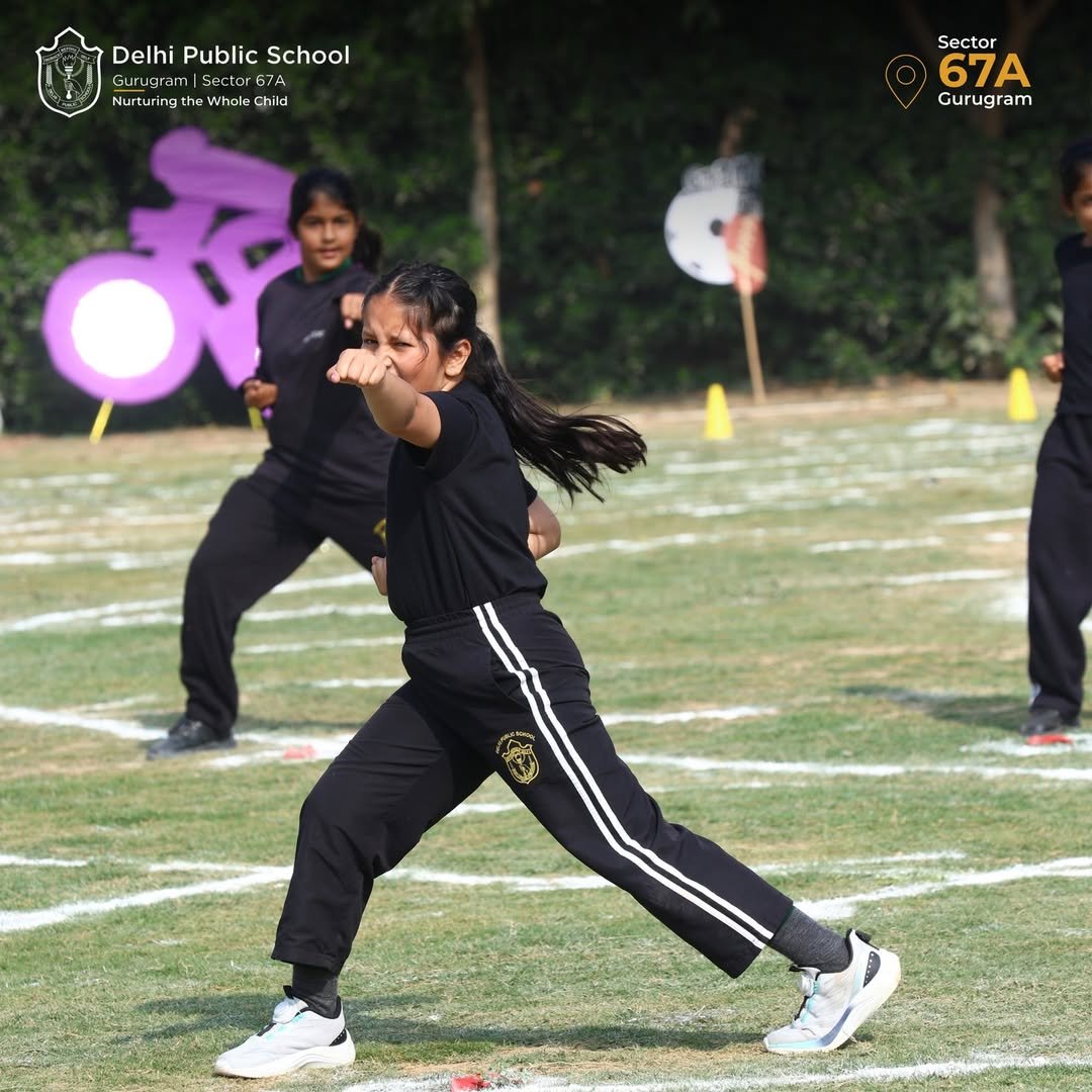 Students at Sports Day