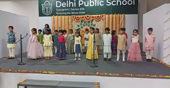 Singing and Dancing for Dussehra 